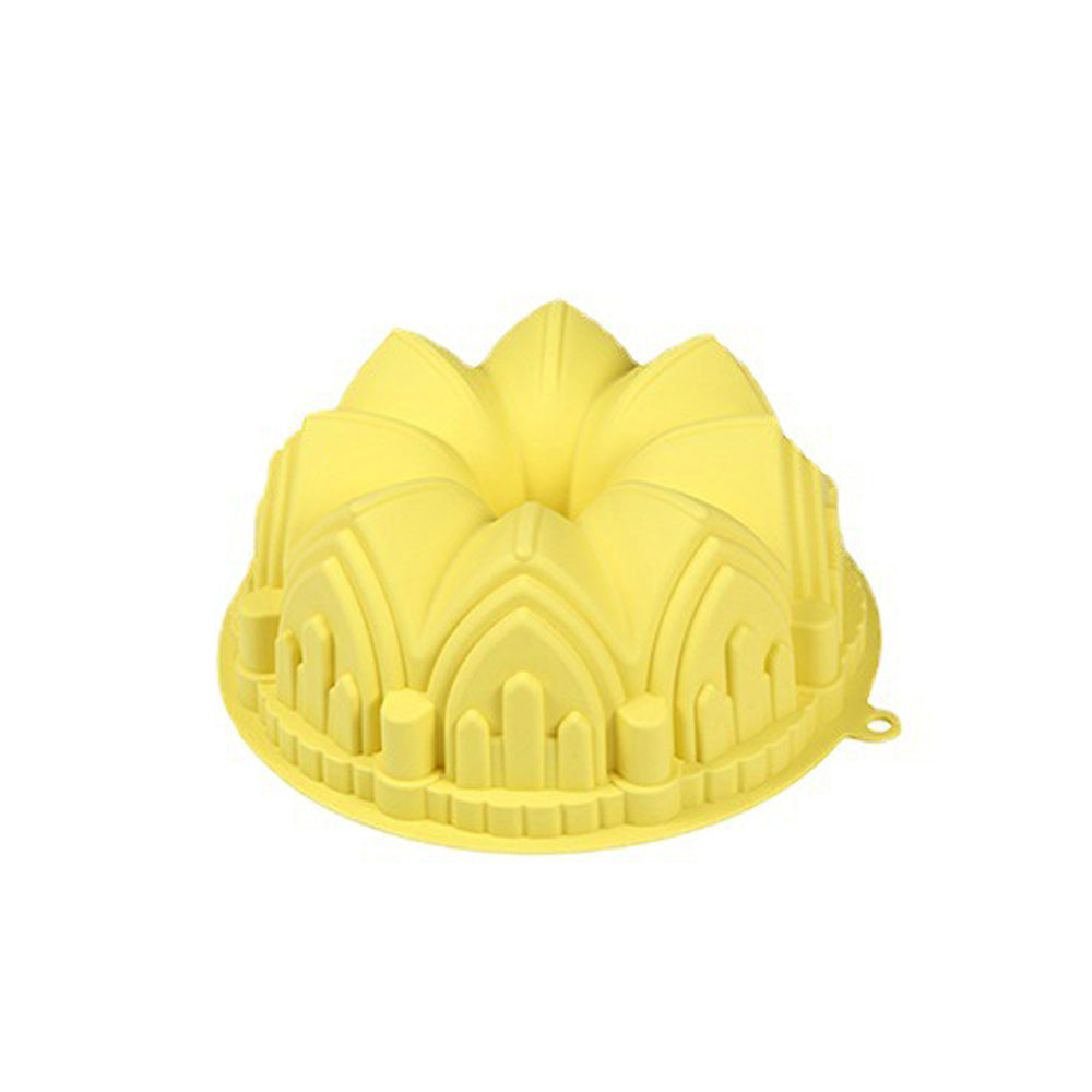 Silicone Castle Crown Cake Mold for Baking Large Cakes and Desserts