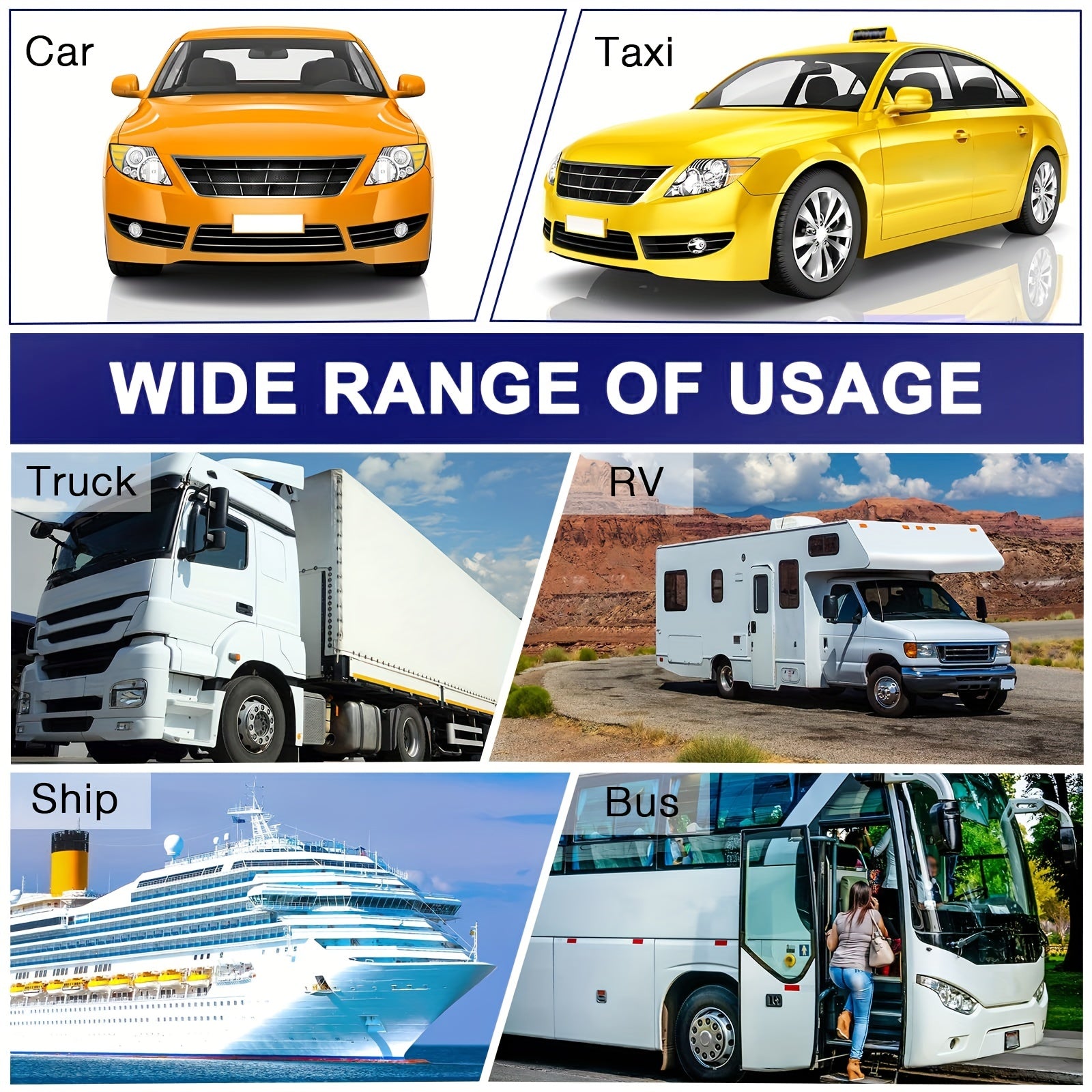 12V/24V RV Dual Fast Charging USB Car Power Adapter