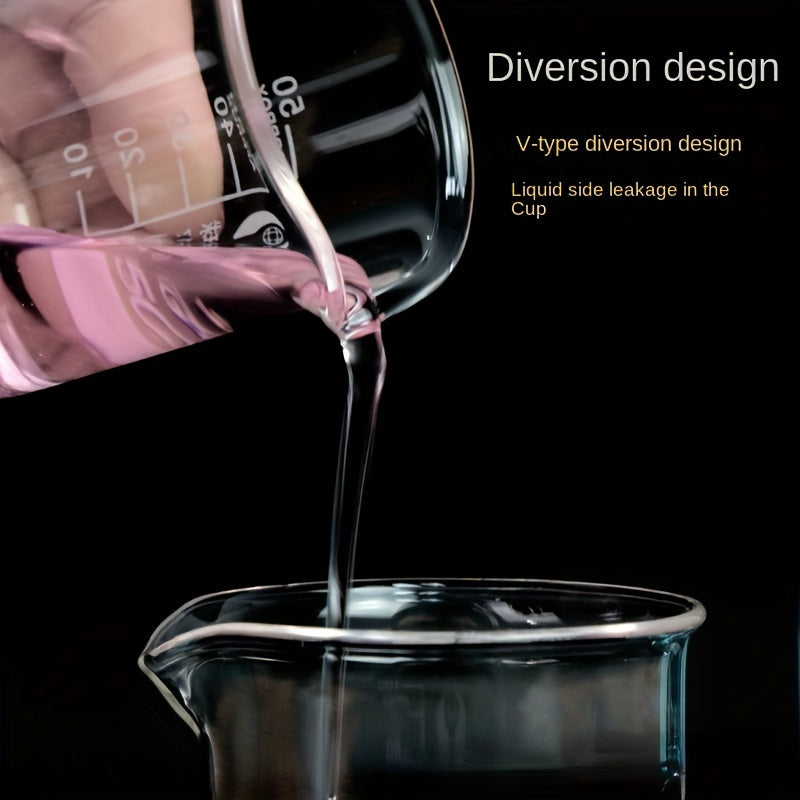 5 ta yuqori sifatli borosilikat shisha kolbalar to'plami, ta'lim va tadqiqot maqsadlari uchun ideal V-shaklidagi quvur dizayni bilan. O'lchamlari 0.17oz dan 3.38oz gacha, talabalar uchun mos.