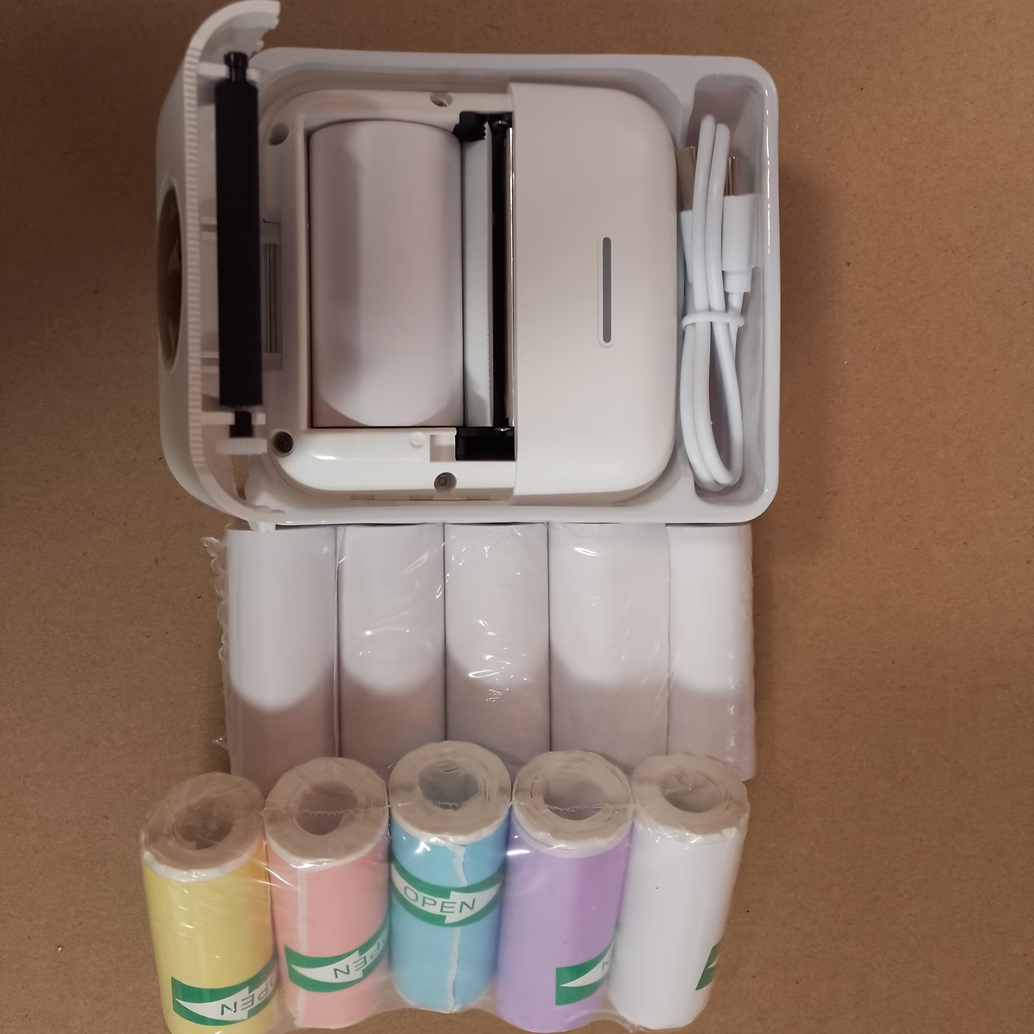 Wireless Portable Mini Printer for Students Thermal Thermal Printing USB Rechargeable