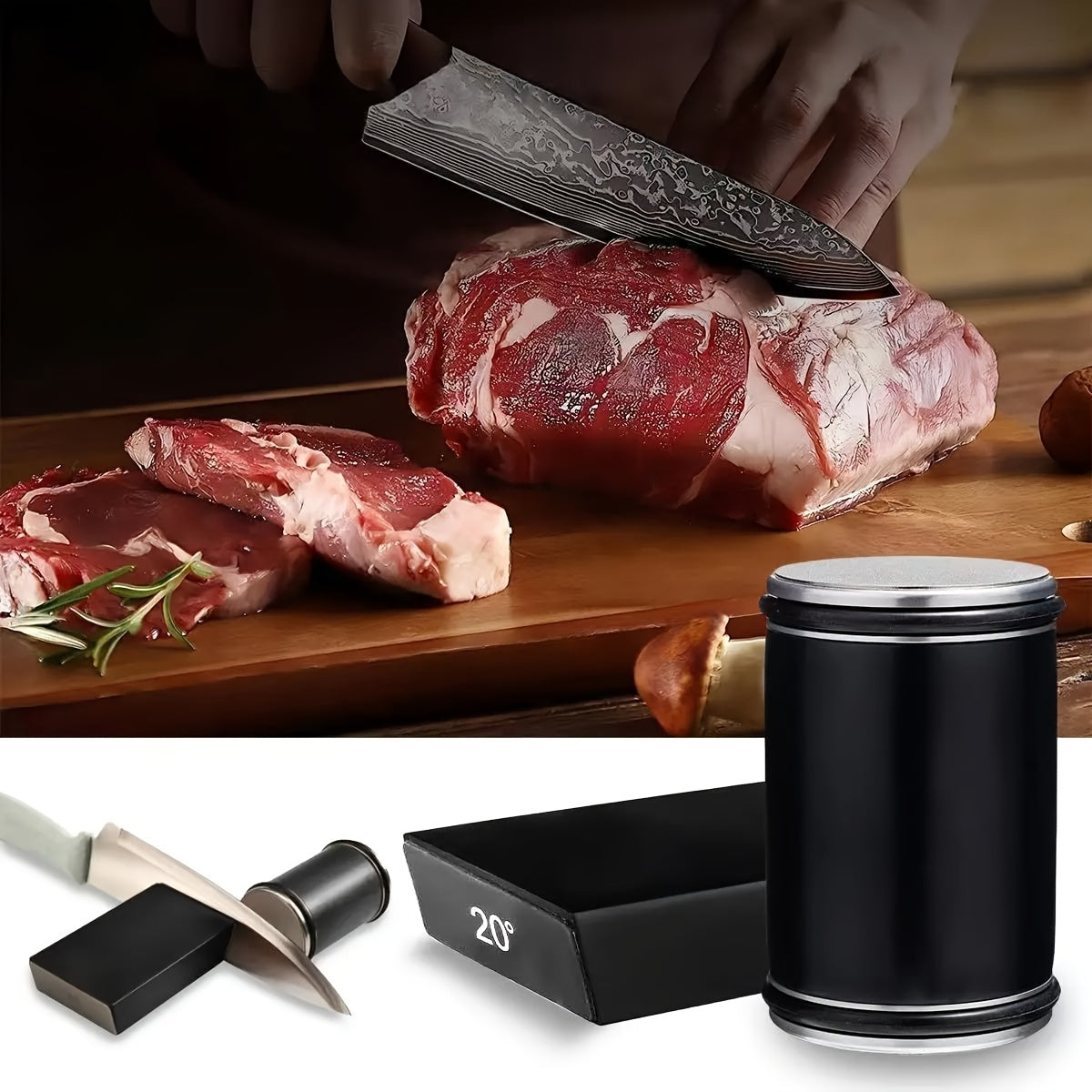 2025 yilda yangi portativ qo'lda ishlov beriladigan asbob, Diamond Magnetic Roll Sharpener, mavjud bo'ladi. Bu oshxona pichog'lari, tashqi kemping va yog'och ishlash uchun sozlanadigan qirqish asbobi bo'lib, bilan