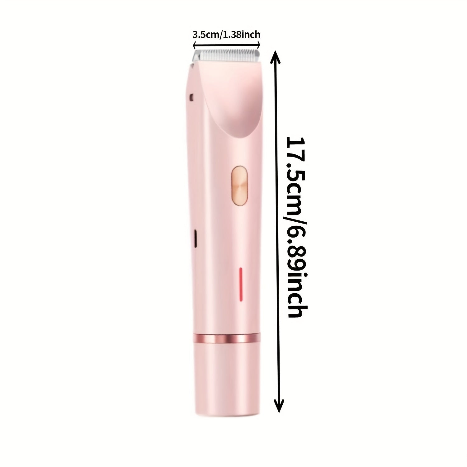 Electric Razor 1pc with Detachable Dual Head for Bikini, Underarms, Face and Body Hair Removal