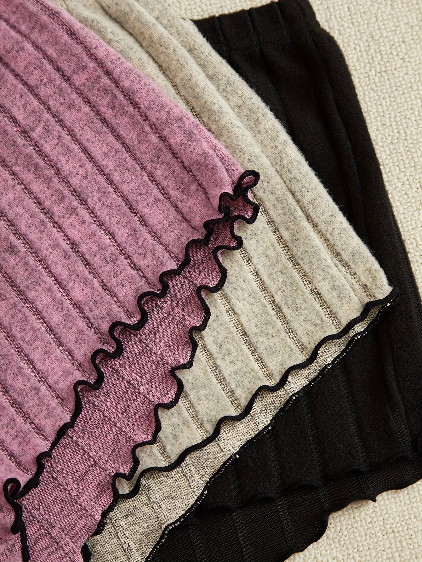 Women's 3-Piece Sleepwear Set Pajamas Shorts Tank Top Solid Color Polyester Elastane