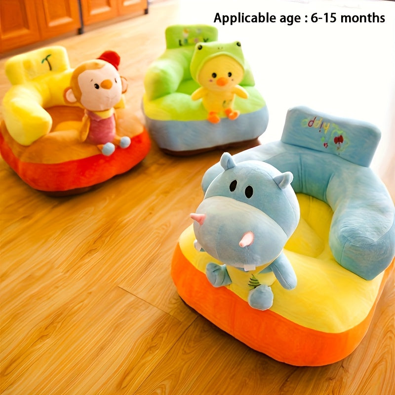 Bolalar va kichkina bolalar uchun moslashuvchan yostiq va orqa qo‘llab-quvvatlash bilan multfilm mo‘rt bolalar uchun booster o‘rindiq