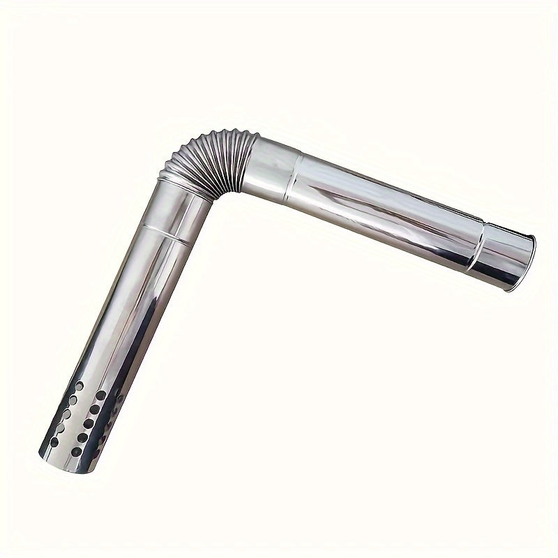 Set of 8 Metal Chimney Pipes for Gas and Wood Stoves High-Temperature Resistant