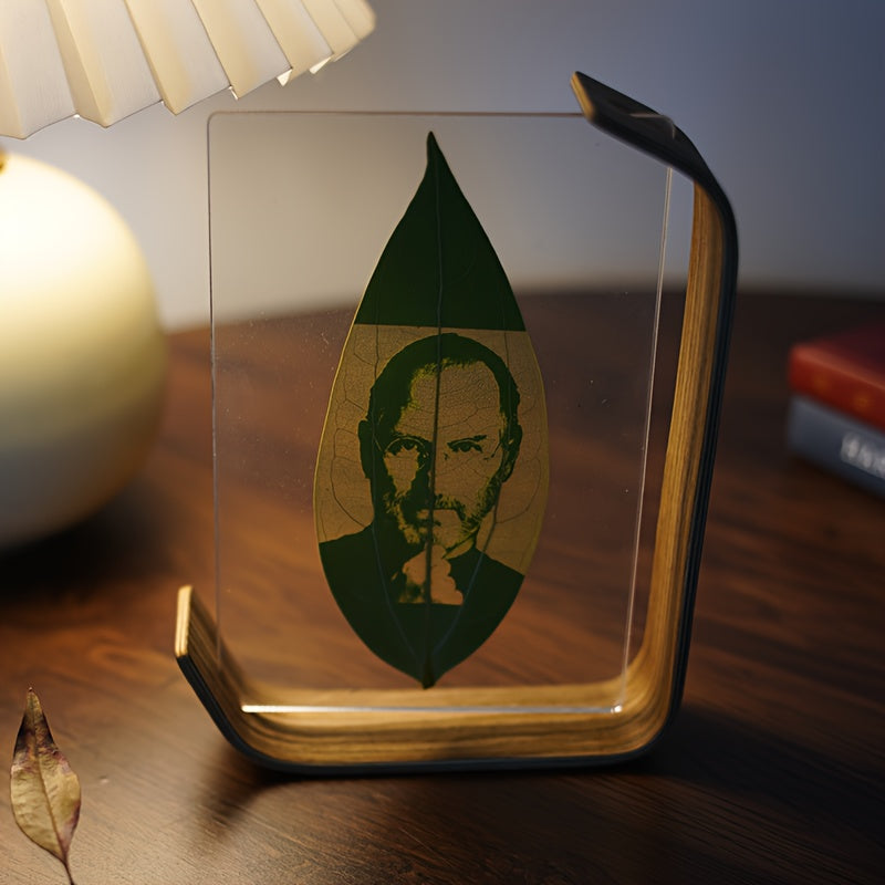 Индивидуальная 6-дюймовая деревянная фоторамка с гравировкой для домашнего декора и подарка