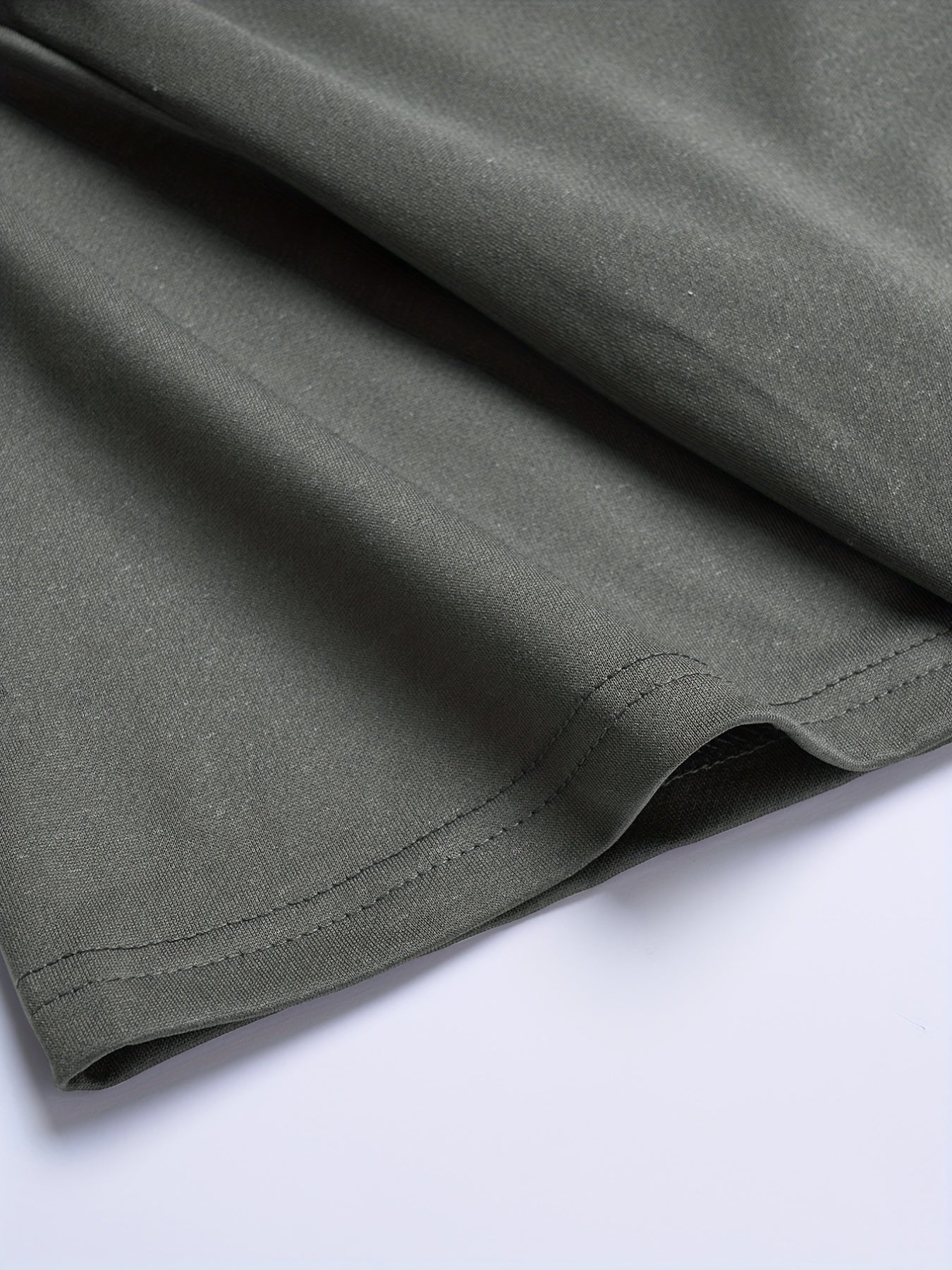 Men's Polyester Color Block Print 2-Piece Outfit Short Sleeve T-Shirt and Drawstring Trousers