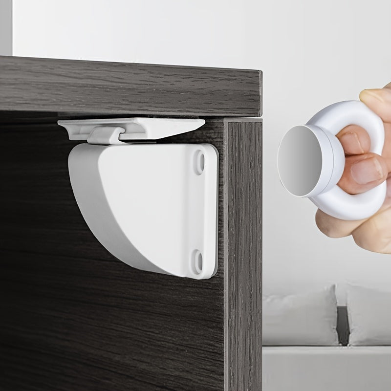 Magnetic Drawer Locks Hidden Safety Locks for Cabinets and Furniture