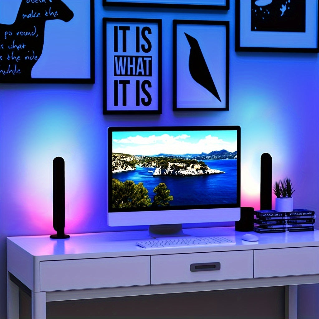 Colorful Desktop Ambiance Light Half Size LED USB Indoor Tabletop Decor