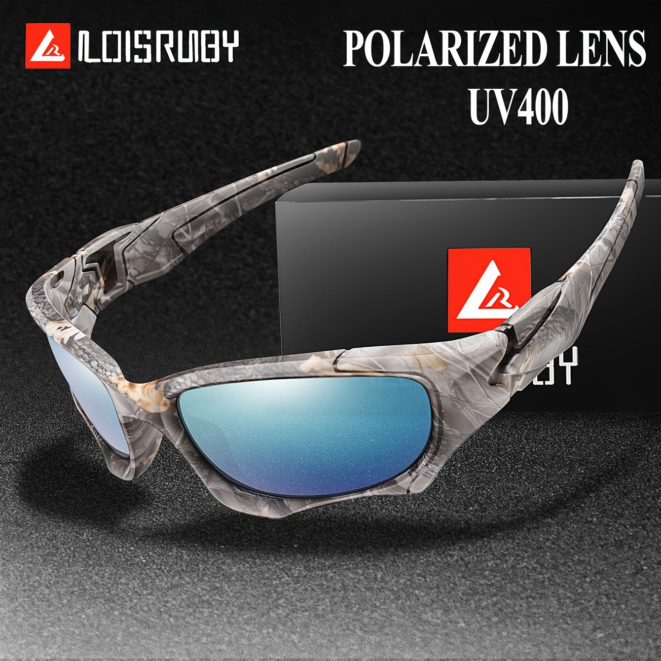 Polarized Sports Glasses Mirror Lens for Running Fishing Hiking Protection
