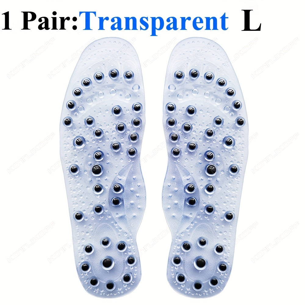 Unisex Magnetic Shoe Insoles with Massage Points for Comfortable Walks