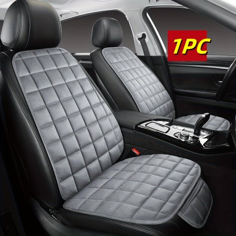 Car Seat Cushions Set for Autumn Winter Soft Plush Memory Foam