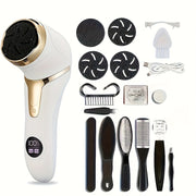 Rechargeable Electric Foot File for Callus Removal Portable Pedicure Tool USB Charging