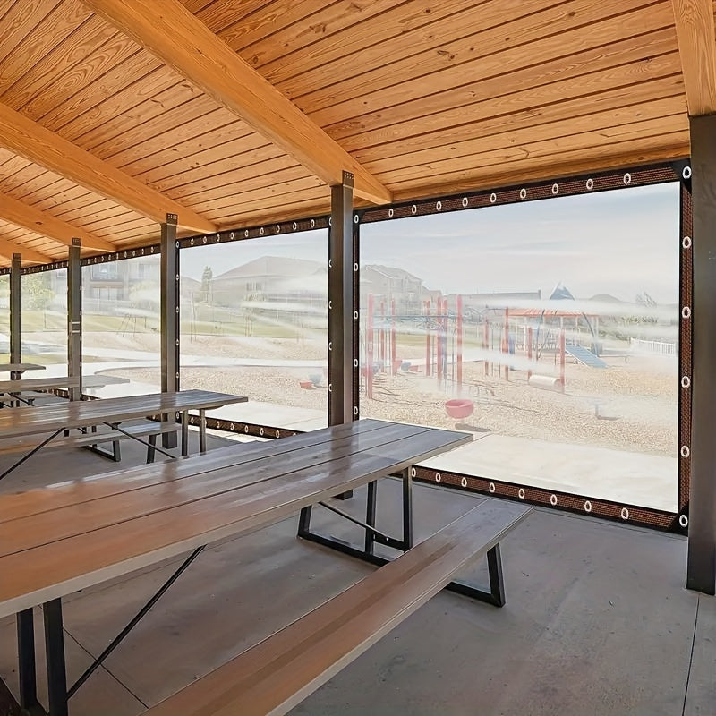 Greenhouse Cover for Balcony Gardens Clear Plastic Tarpaulin Rain UV Protection for Succulents and Pets