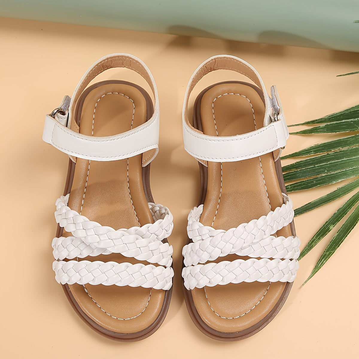 Girls Open-Toe Sandals Lightweight Breathable Summer Casual Shoes