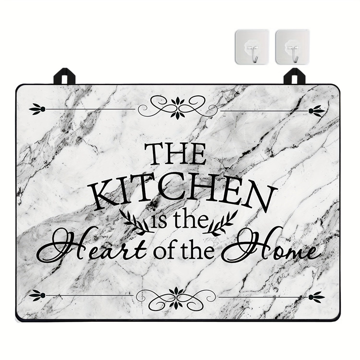 Oq marmar pechka usti qopqog'i 28.5x20.5 dyuym, issiqlikka chidamli, chizishga qarshi, sirpanishga qarshi himoya