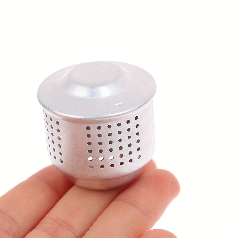 Aluminum Moka Pot Splash Valve Insert for Stovetop Coffee Maker with Metal Filter Basket