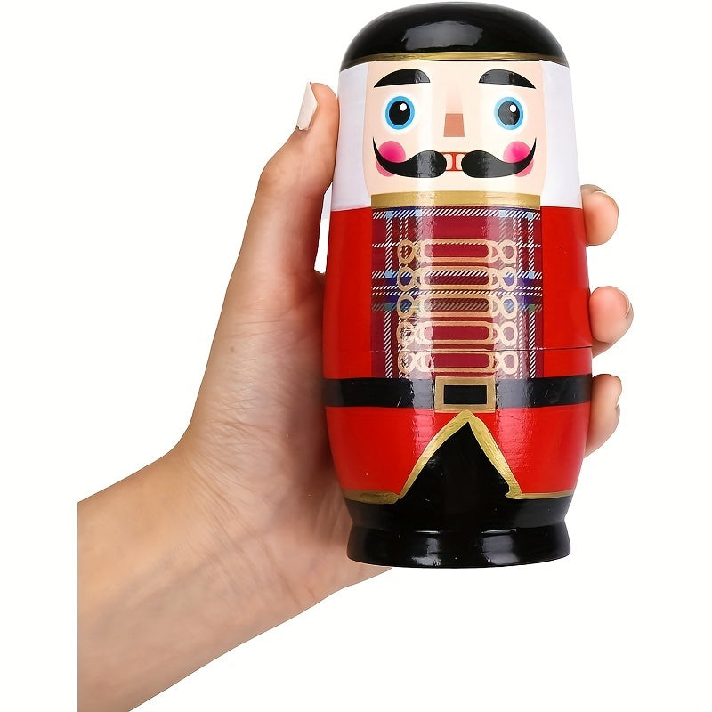 Набор ручных матрешек - яркие складывающиеся куклы для детей, идеальный подарок на любой случай, отлично подходит для домашнего декора и подарков на вечеринках.