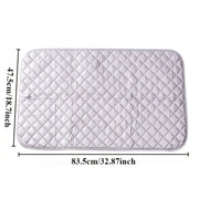 Foldable Ironing Mat with Magnetic Strip, Portable, Heat Resistant, Easy Storage