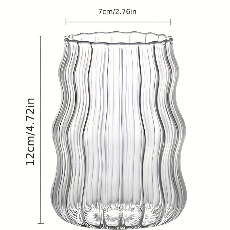 500ml Borosilicate Glass Cup for Hot Cold Drinks Juice Latte Ice