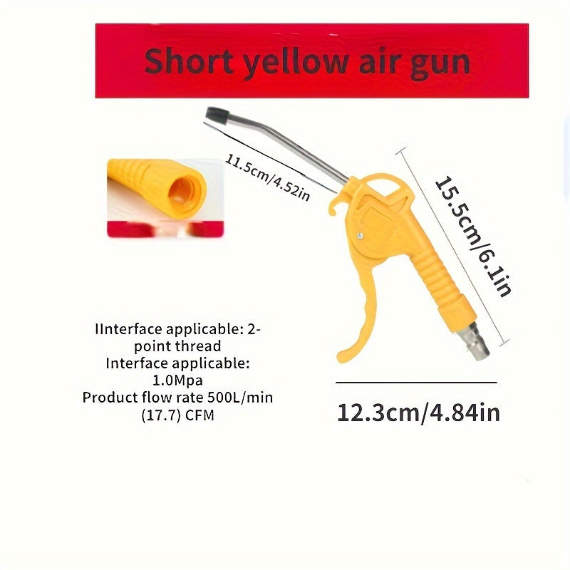 Herramienta neumática de aire a alta presión para eliminar polvo en automoción e industria