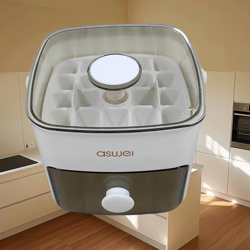 Portable Large Capacity Ice Maker Square Design No Battery Needed