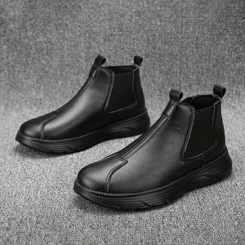 Botines Chelsea para hombre, de estilo slip-on, con suela de EVA para senderismo, casuales y para todas las estaciones