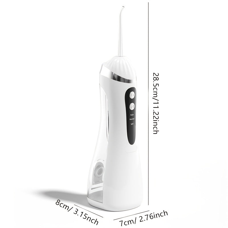 Unisex Cordless Water Flosser Portable Oral Irrigator 200ML, 3 Modes
