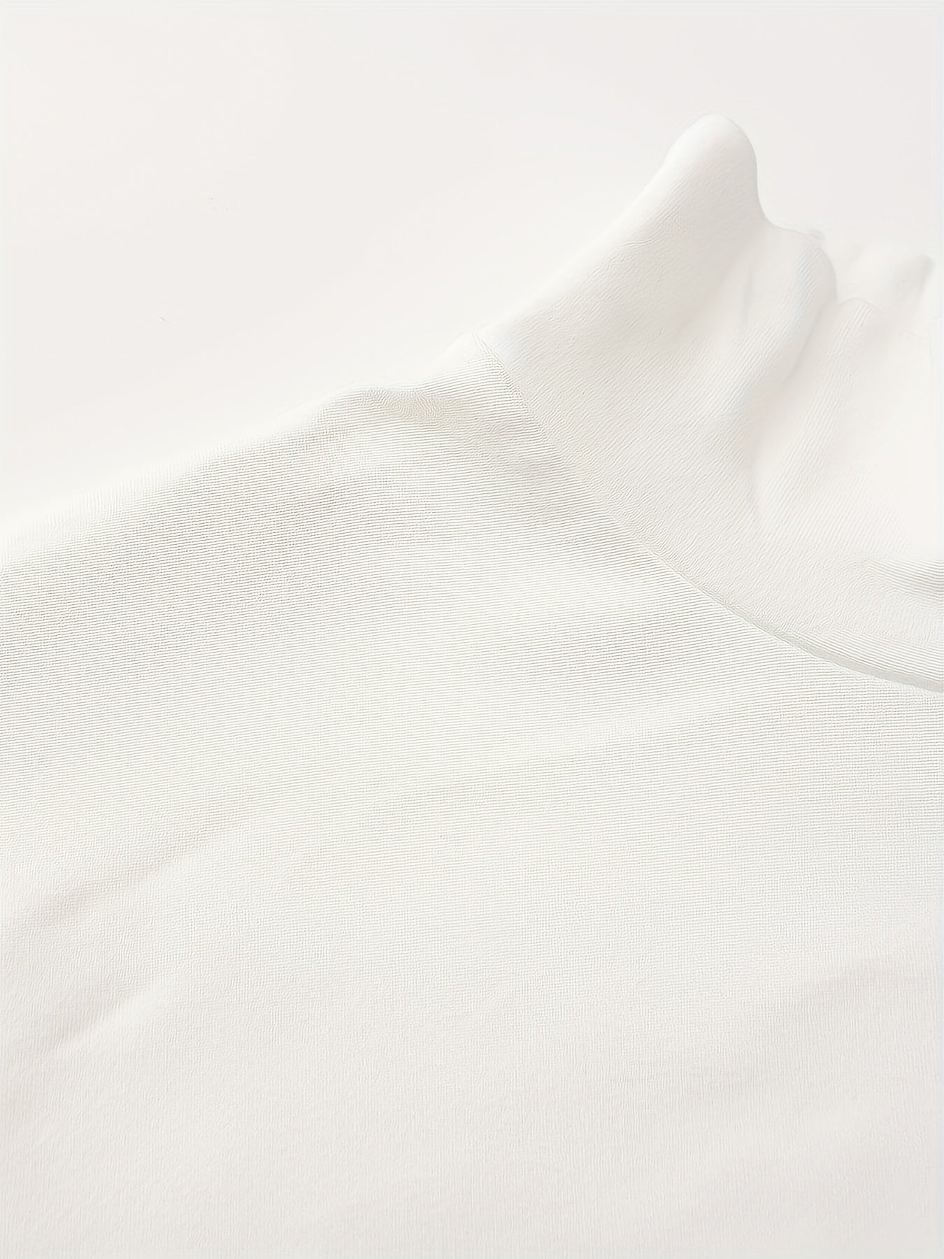 Youth Slim Fit Turtleneck T-Shirt Long Sleeve Graphic Print Casual Top for Teen