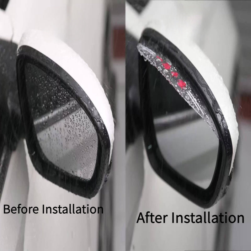 Orqa ko‘rish oynasi yomg‘ir pardasi va yomg‘irga chidamli mato to‘plami, shaffof akril