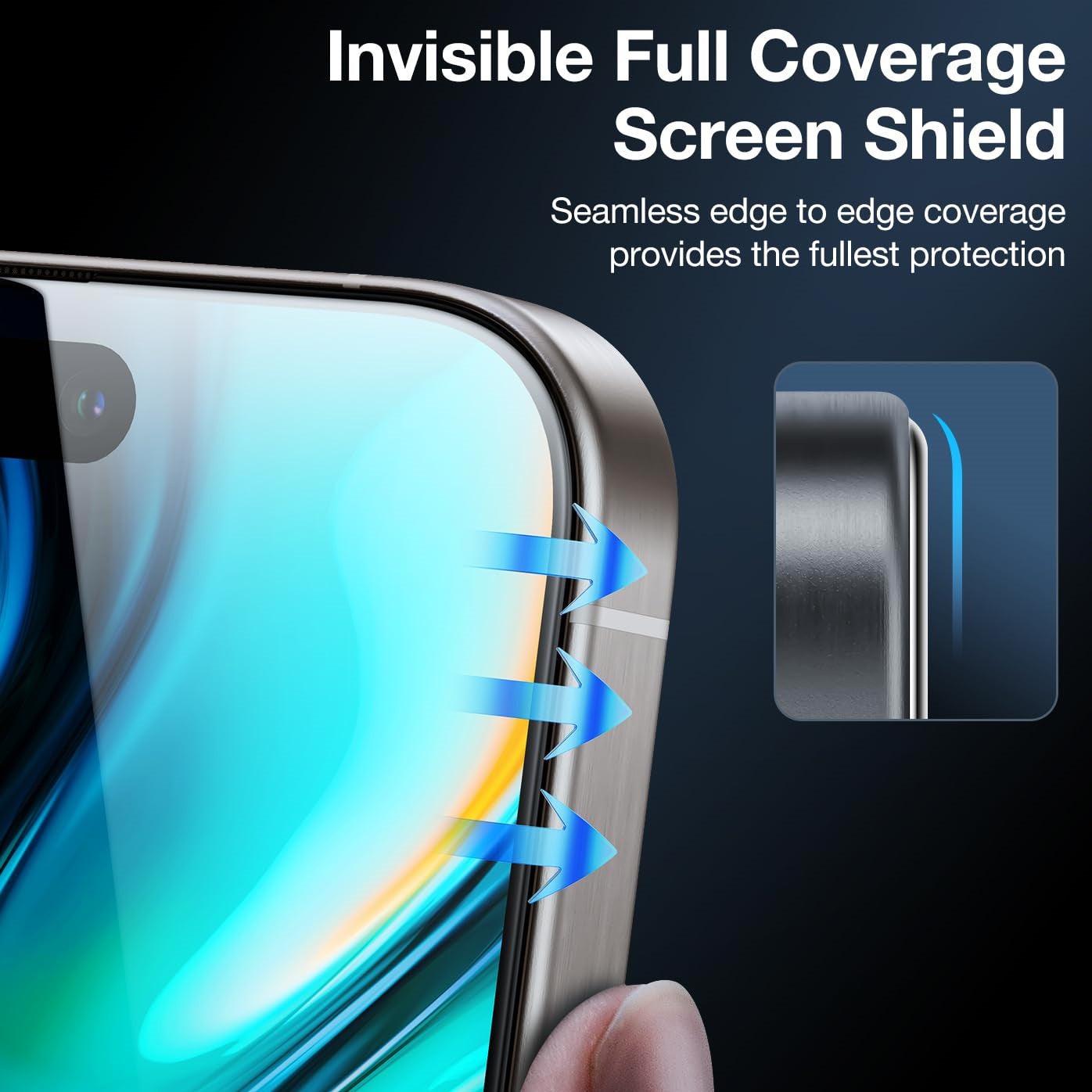 Set of 6 Tempered Glass Privacy Screen Protectors for iPhone 11-16 Pro Max Plus