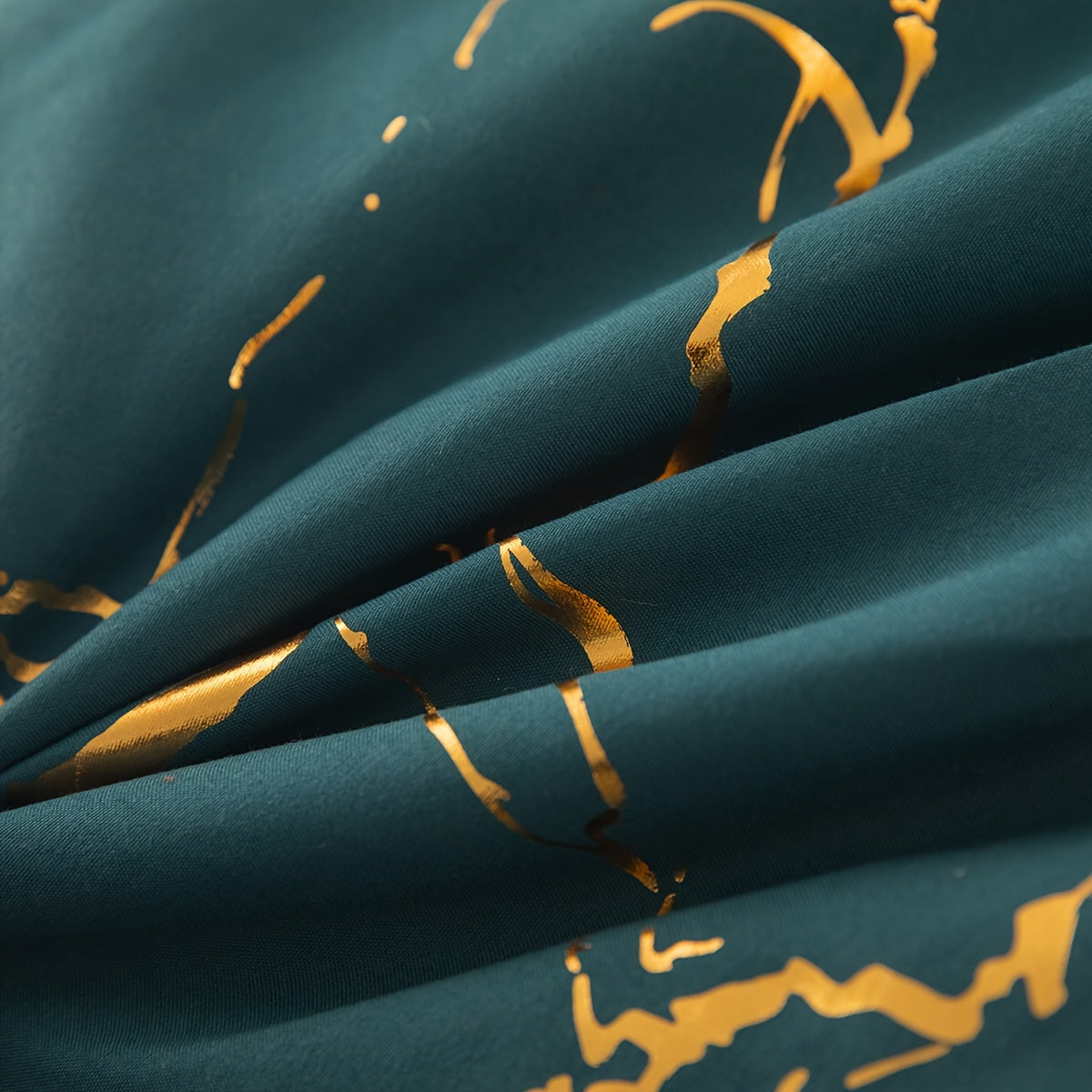 Elegant Marble Pattern Bedding Set in Pink Gray Green Blue Purple Washable Ultra-fine Fiber Duvet Cover 2-3 Piece