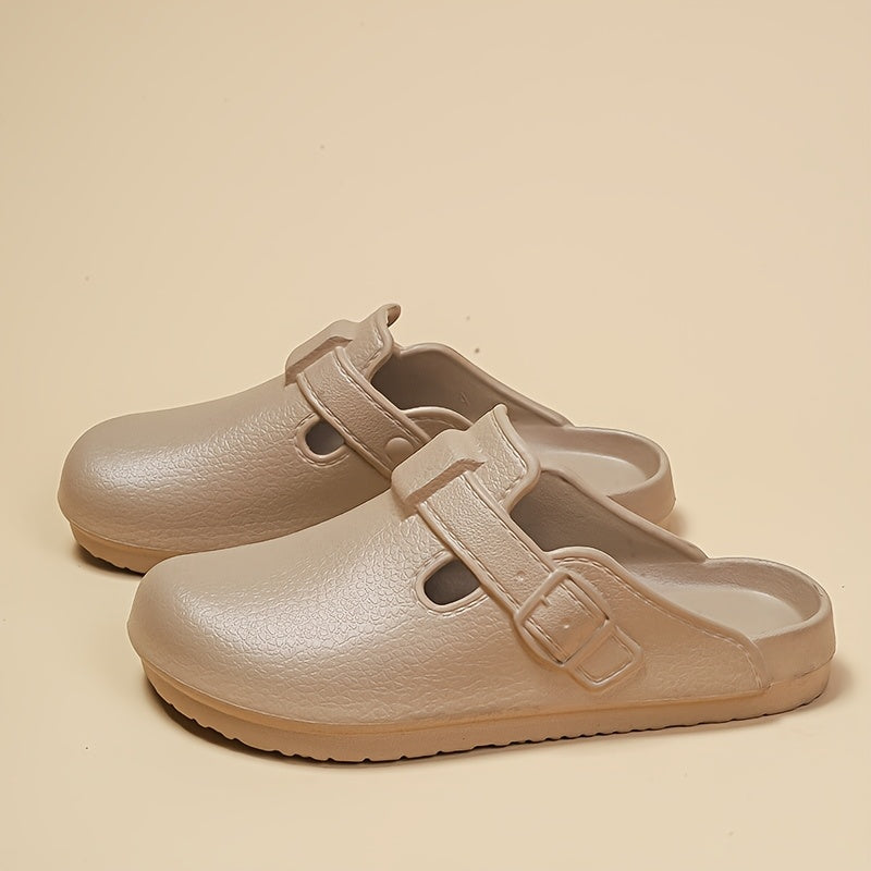 Unisex Breathable Closed-Toe Surgical Shoes Anti-Slip Indoor Clogs Beige Pink Black