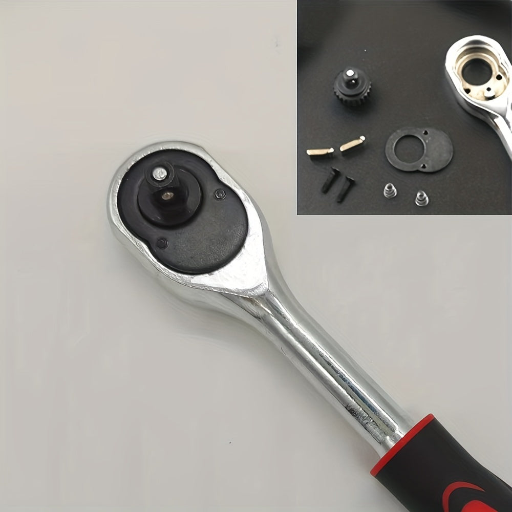 46-Piece Tool Kit Socket Set Hand Tool Wrench Case Multi-Purpose Durable