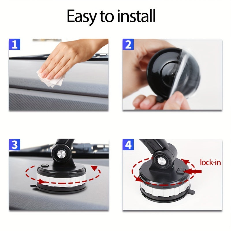 Universal Car Dashboard Tablet and Phone Holder Strong Suction 10-33cm