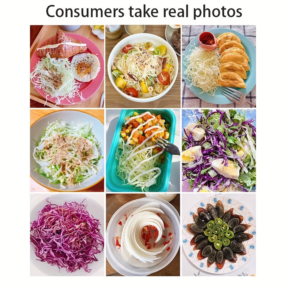 Binafsha karamni maydalash, bo'laklash va oshxona asbobi, PP material, qo'lni himoyalash, joyni tejovchi