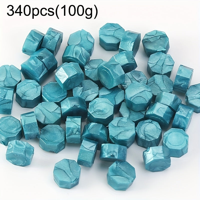 340pcs 100g Octagonal Sealing Wax for Gift Boxes Envelopes DIY Sealing
