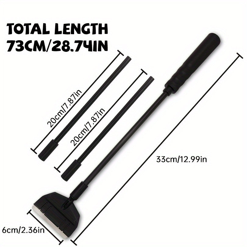 Aquarium Glass Scraper with Stainless Steel Blade and PP Handle for Algae Removal