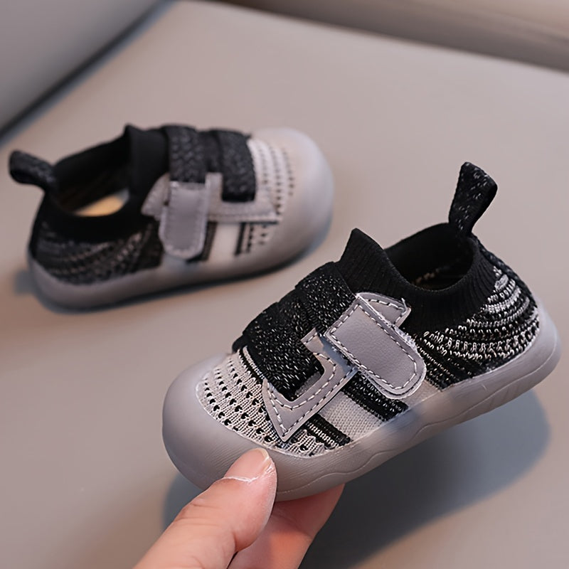 Toddler Breathable Non-Slip Sneakers with Dual Mesh for Spring Fall