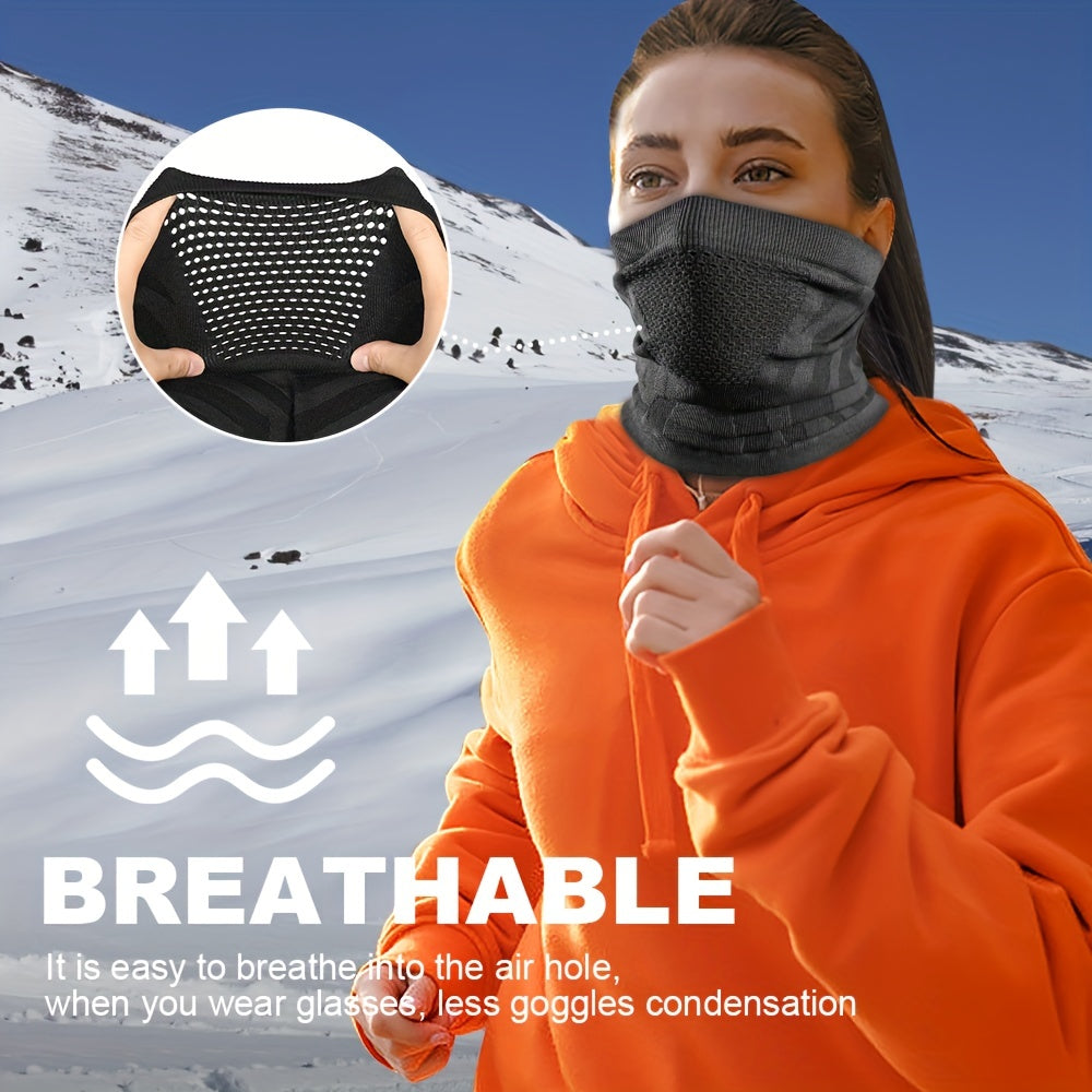 Winter Neck Gaiter Warmer, Windproof Ski Mask Cover, Multi-Use Neck Tube