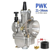 Universal Motorcycle PWK Carburetor 21-34mm with Power Jet