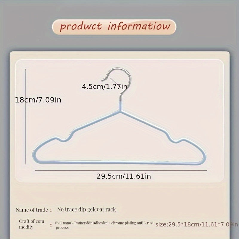 Baby Clothes Hangers Set of 20-30 Durable Anti-Slip Storage Racks for Closet Bathroom Bedroom