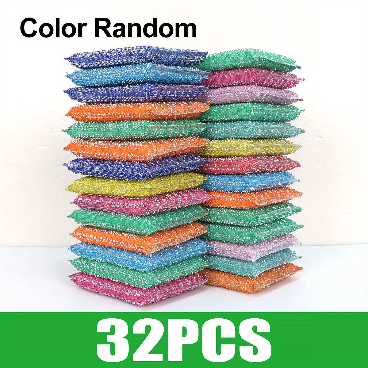 Reusable Kitchen Sponges 8/16/32 Pack Thick Durable Scrubbing Dish Utensils