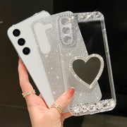 Handmade Crystal Diamond Phone Case for Samsung Galaxy and iPhone Models