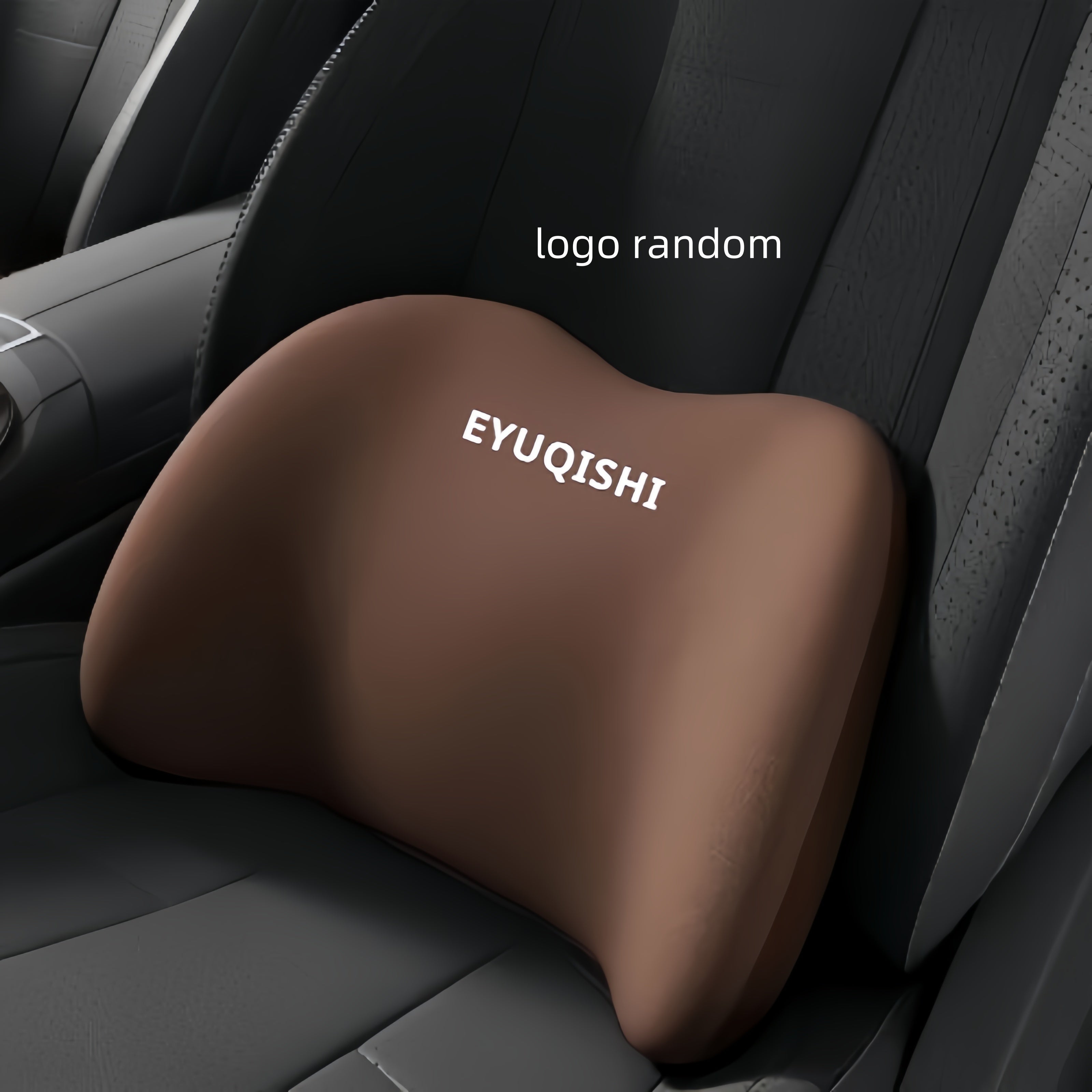 Memory Foam Car Headrest and Lumbar Support Pillow Breathable Synthetic Fiber