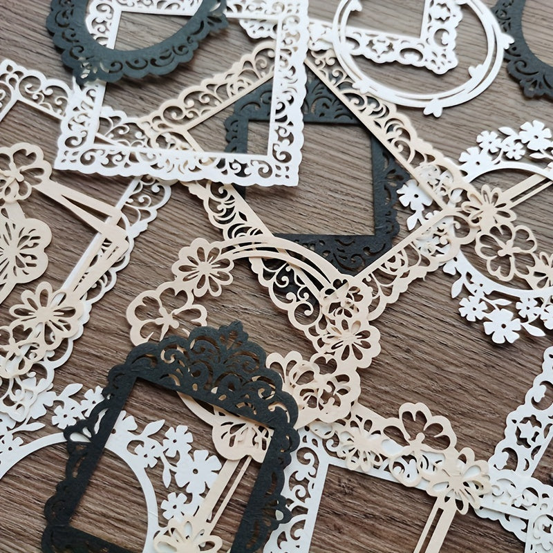 20 ta Vintage Lenta qog'ozlari, qo'lda hisoblar va daftarlar uchun, zamonaviy hunarmandchilik qog'ozi