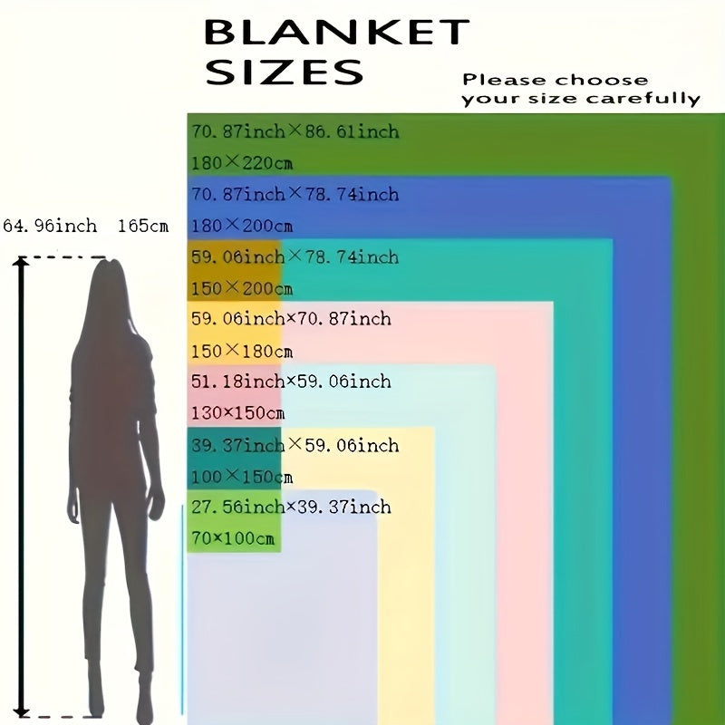 Personalized Flannel Fleece Blanket Custom Throw for Bed Couch Soft Durable Polyester