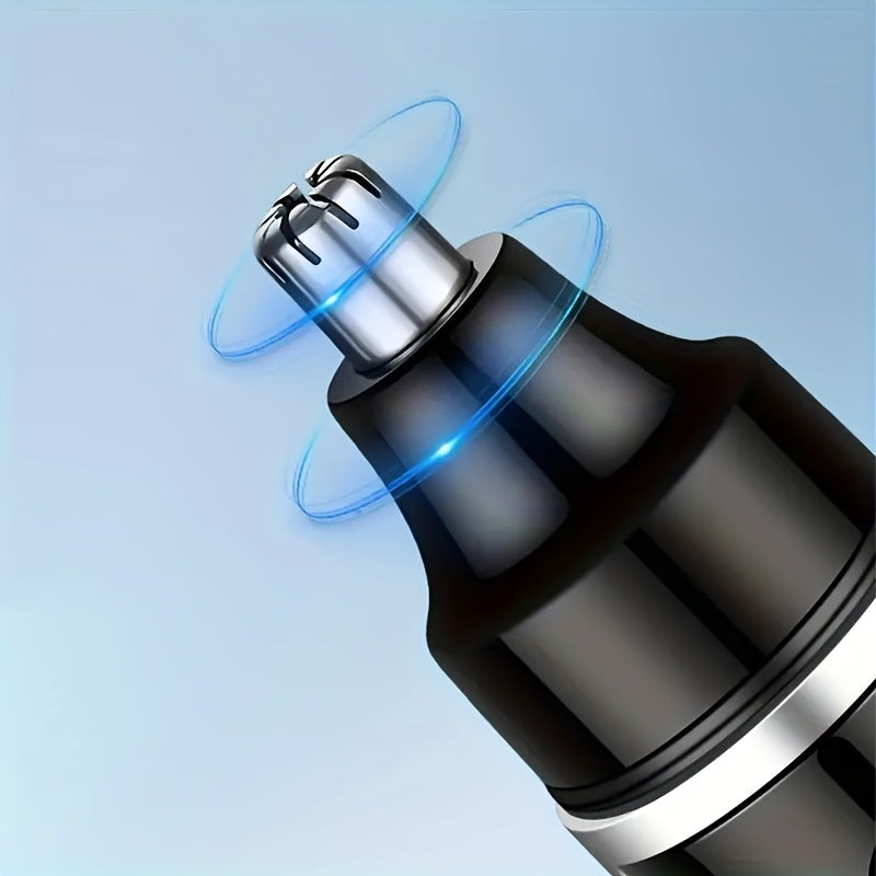 WeluvFit USB перезаряжаемая триммер для носа, ушей и волос на теле с мощным мотором и элегантным черным дизайном.