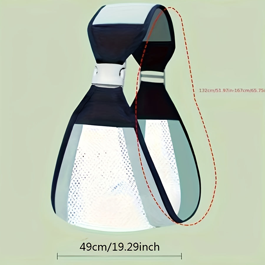 Baby Carrier for Newborns and Toddlers Lightweight Airy Fabric Adjustable Fit