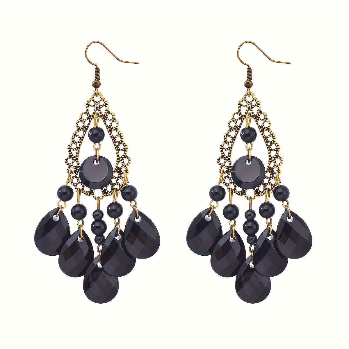 Vintage 1920s Style Jewelry Set Necklace Bracelet Earrings Stockings Cigarette Holder